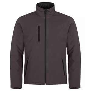 Clique Mens Padded Soft Shell Jacket / Dark Grey